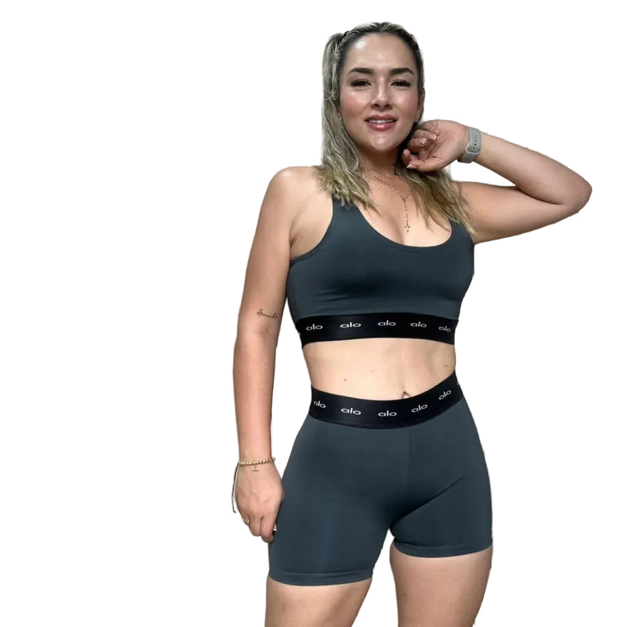 CICLISTA ELÁSTICO ALO + TOP ELÁSTICO ALO