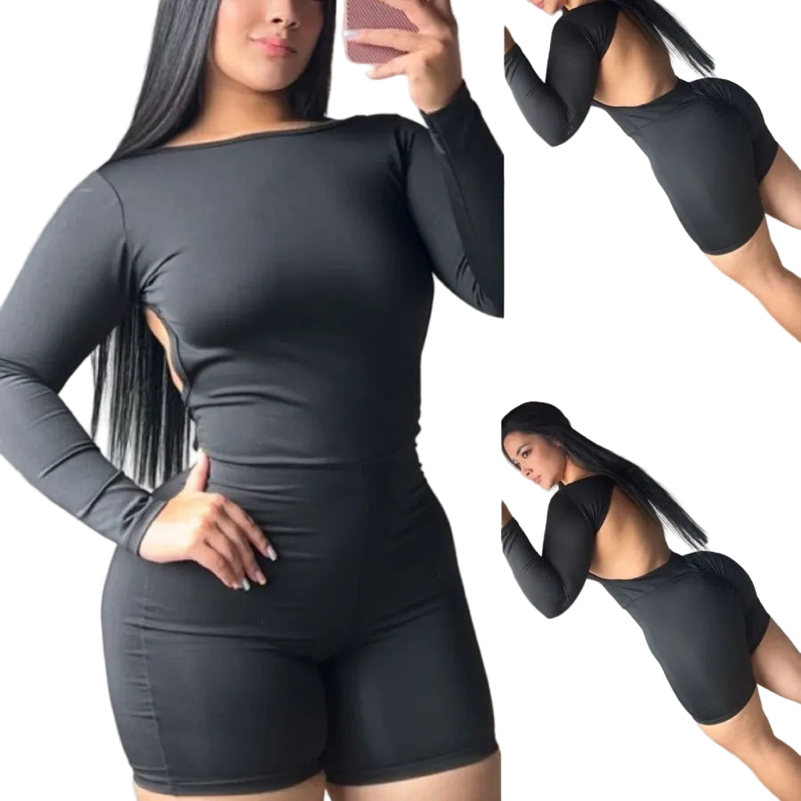 ENTERIZO LUNA CORTO CON PUSH UP