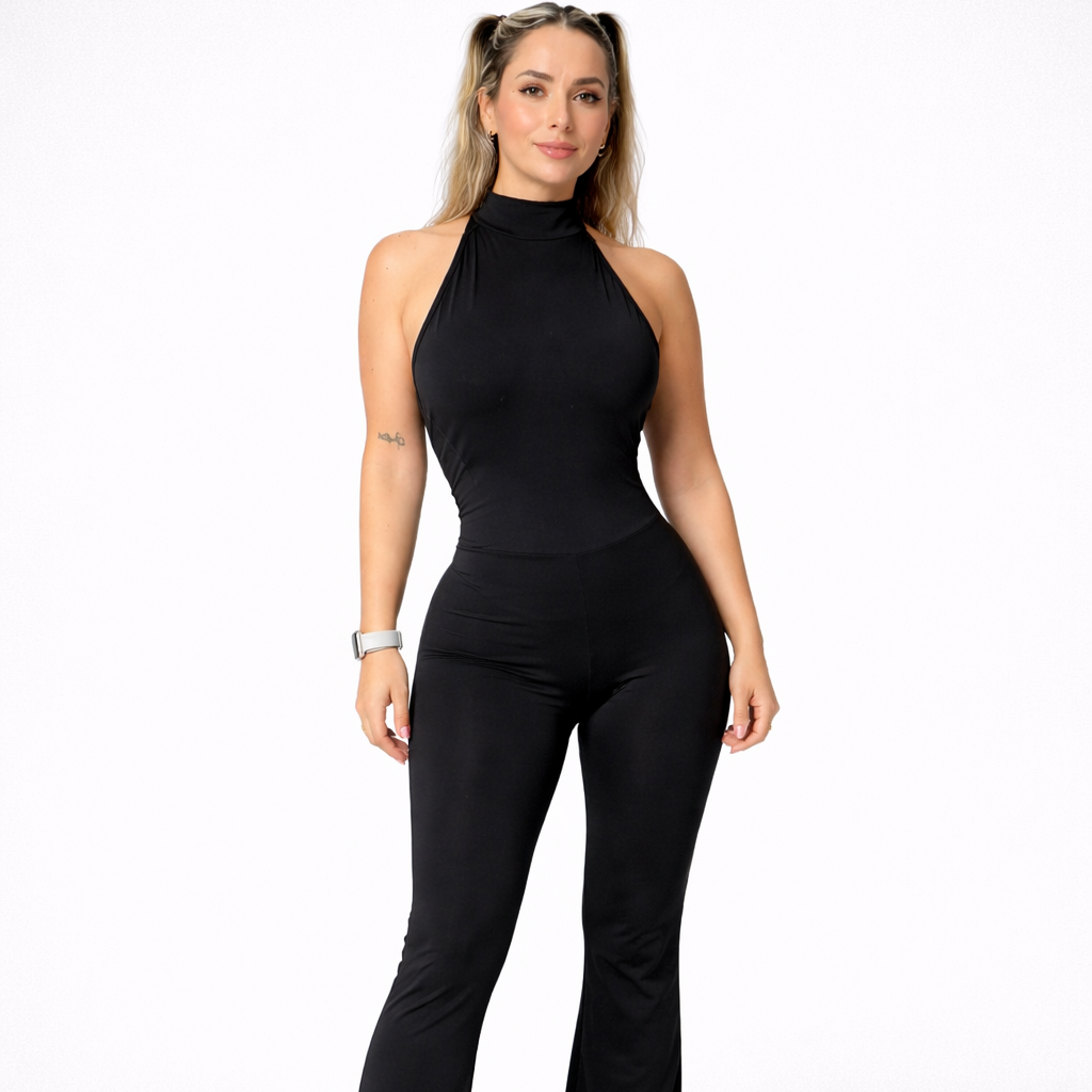 ENTERIZO CUELLO BOTA CAMPANA PUSH SUPLEX