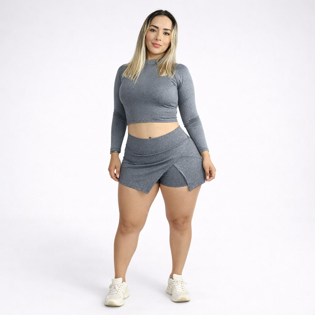 FALDA SHORTS CRUZADA