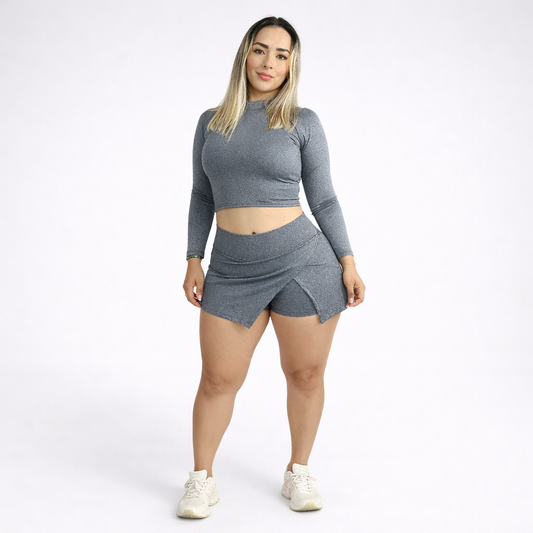 FALDA SHORTS CRUZADA