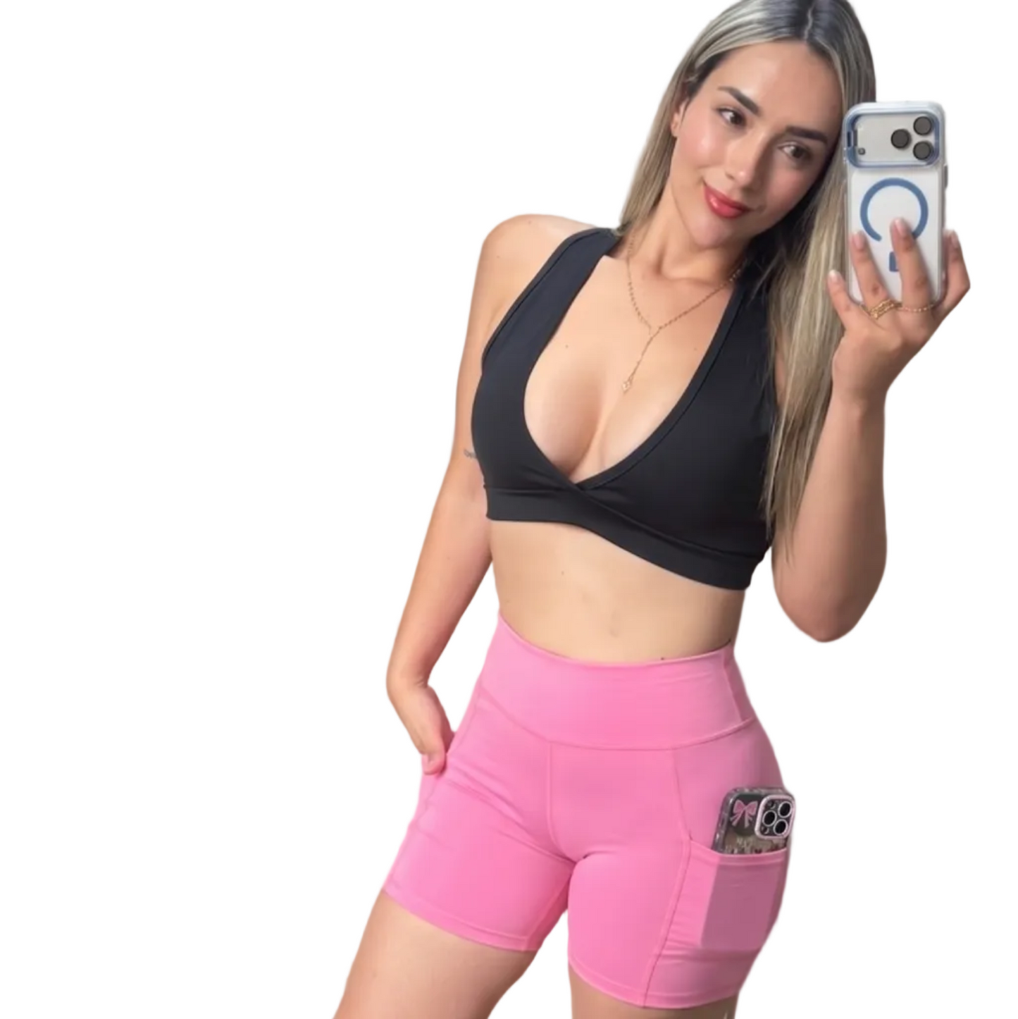 TOP MARIPOSA/CICLISTA BOLSILLO SUPLEX