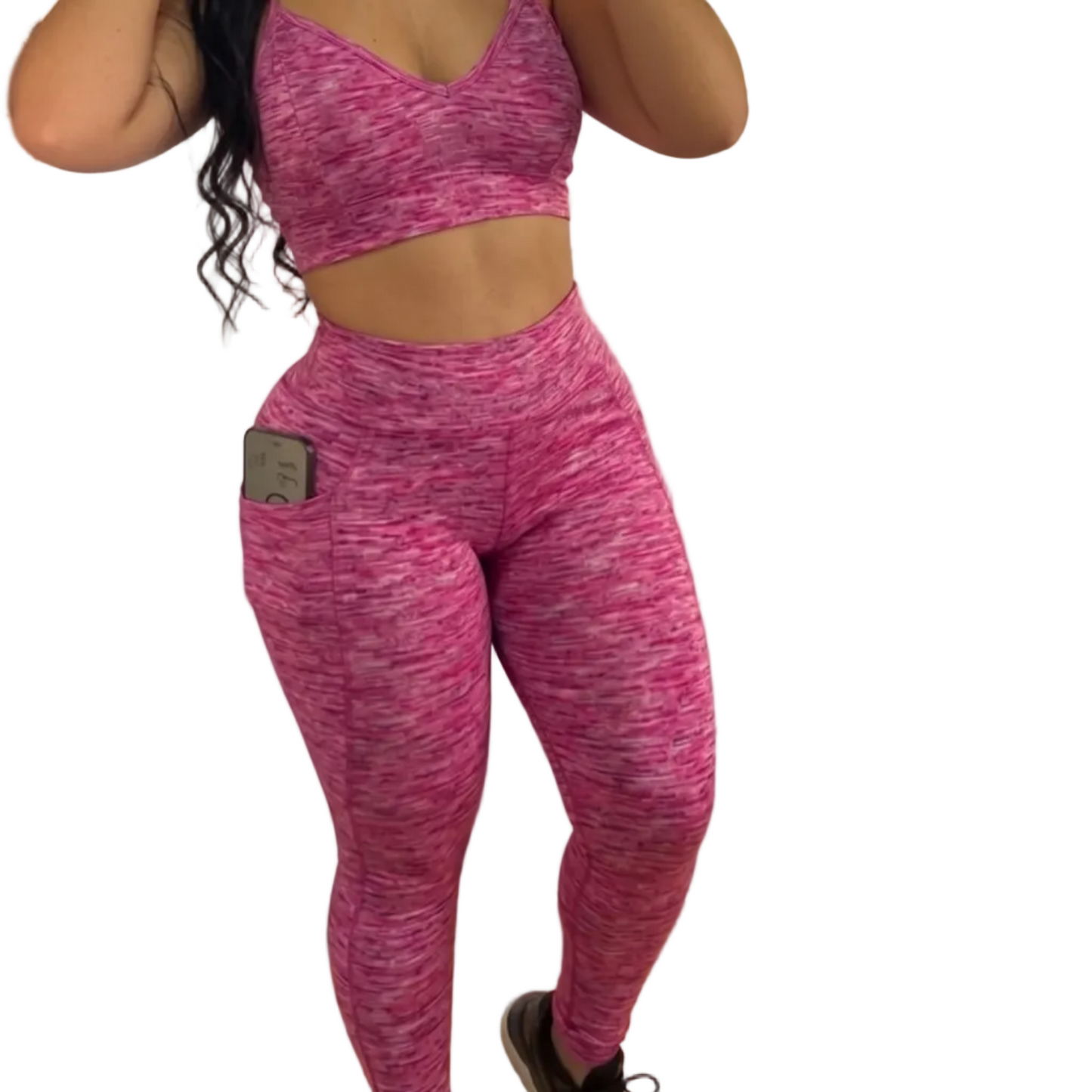 TOP CORAZÓN + LEGGINS BOLSILLO