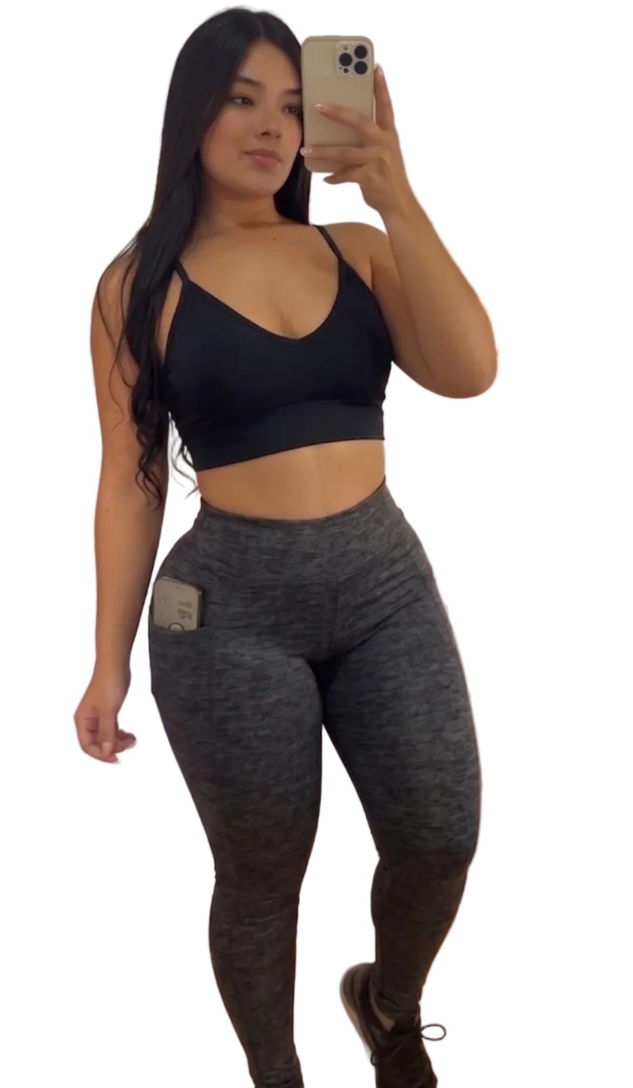 TOP CORAZÓN + LEGGINS BOLSILLO