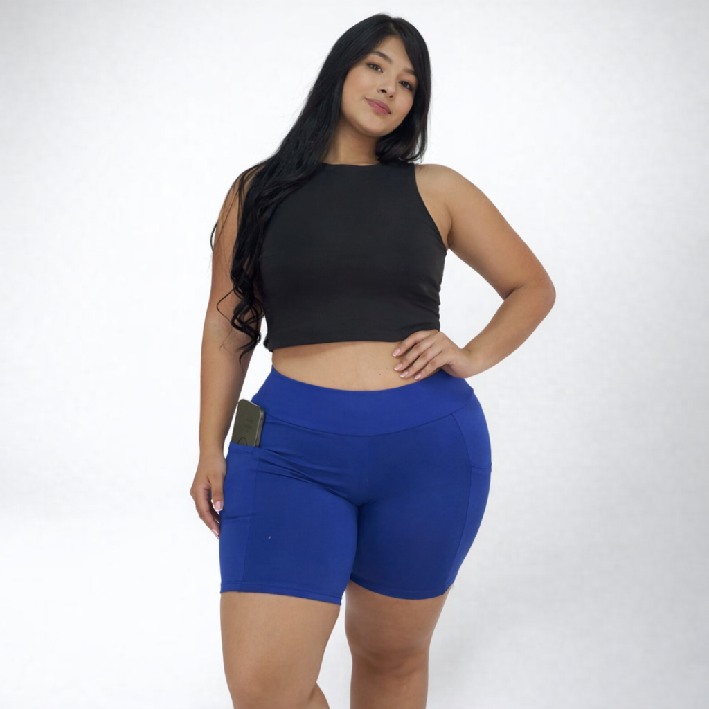 TOP CUELLO/SHORT BOLSILLO