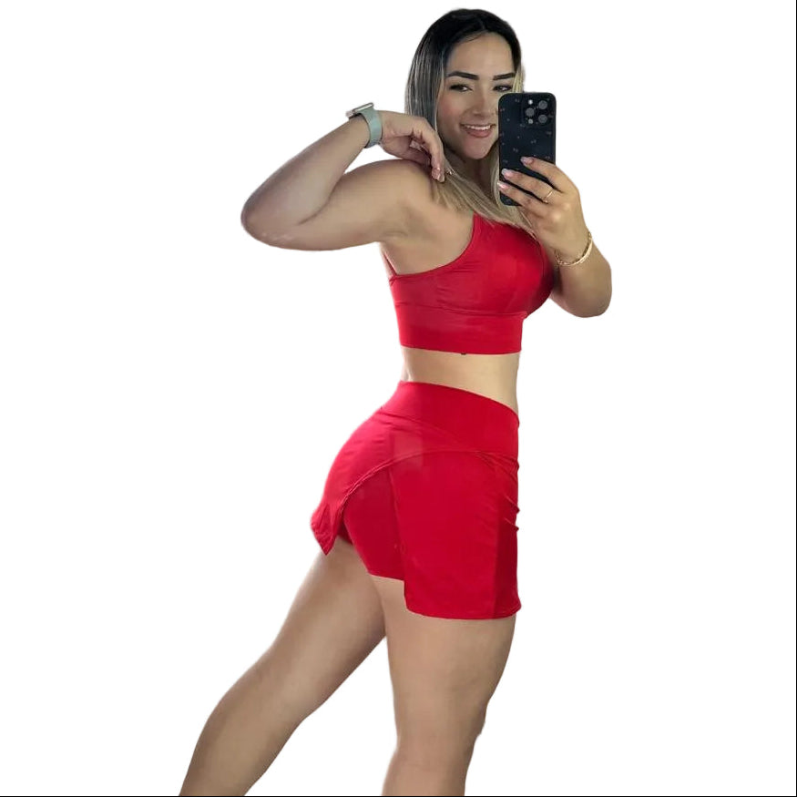 FALDA SHORTS CRUZADA