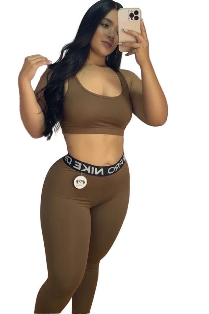 LEGGINS ELÁSTICO + TOP OLÍMPICO