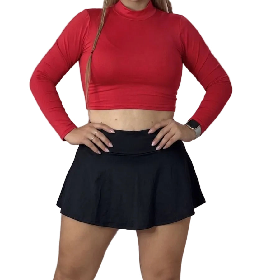 FALDA SHORT + BUZO CORTO CLÁSICO