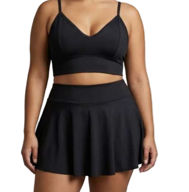 TOP CORAZÓN/FALDA SHORT SUPLEX