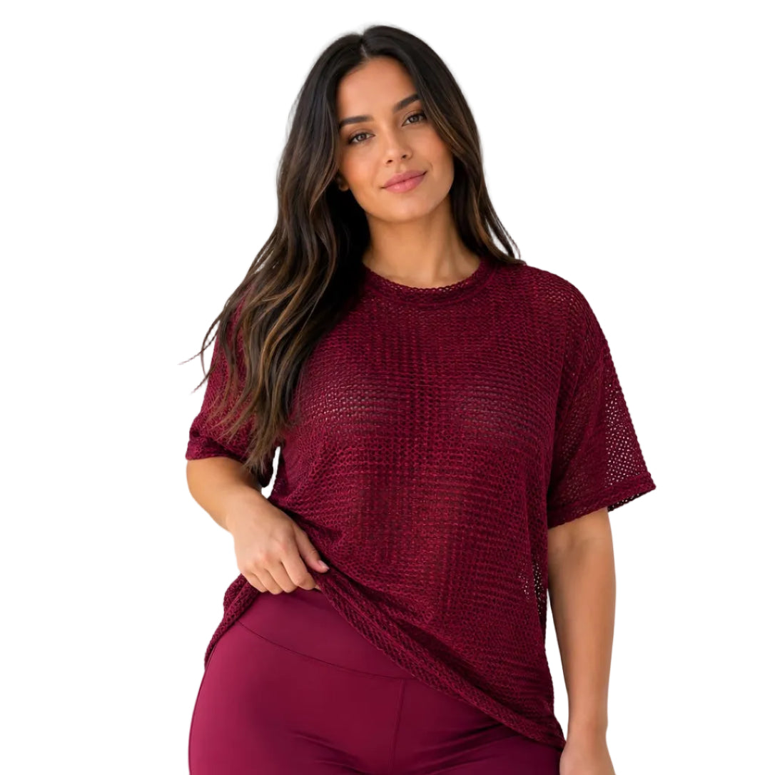 OVERSIZE BLUSÓN MALLA