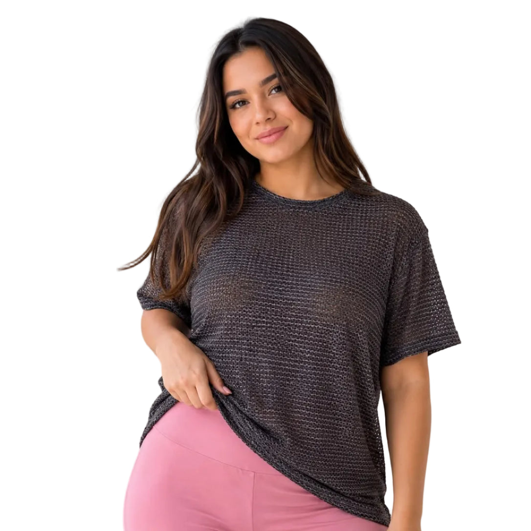 OVERSIZE BLUSÓN MALLA