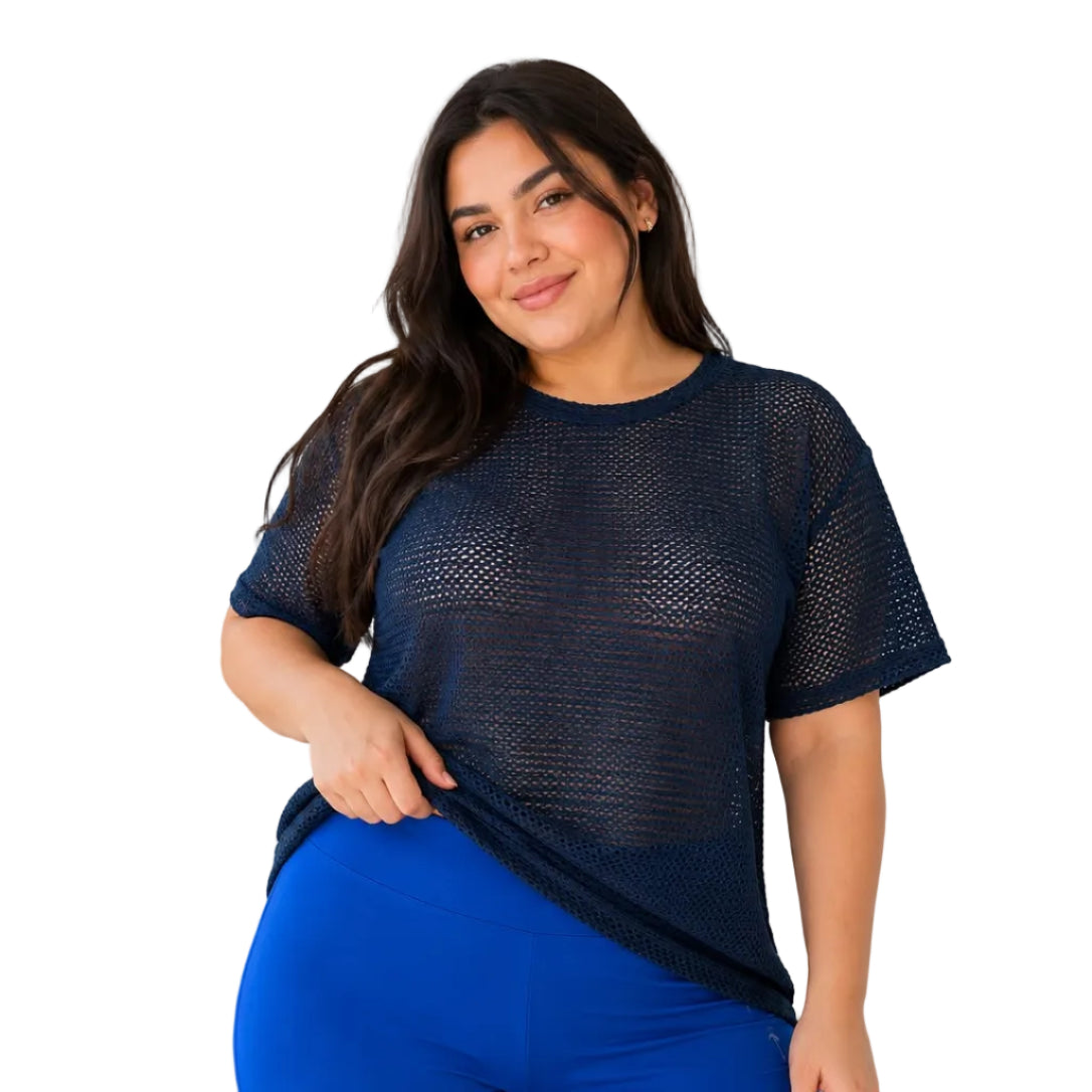 OVERSIZE BLUSÓN MALLA