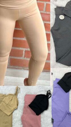 LEGGINS CLÁSICO + TOP CORAZÓN S/M/L