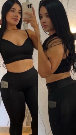 TOP CORAZÓN + LEGGINS BOLSILLO