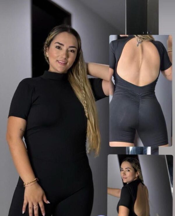 ENTERIZO CORTO MANGA CON PUSH UP S/M/L/XL